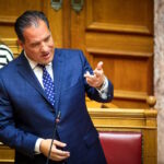 Ο Υπουργός Υγείας, Άδωνις Γεωργιάδης στη διάρκεια συζήτησης επίκαιρων ερωτήσεων στην Ολομέλεια της Βουλής