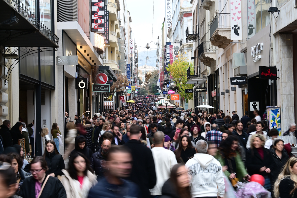Κίνηση στο κέντρο της Αθήνας