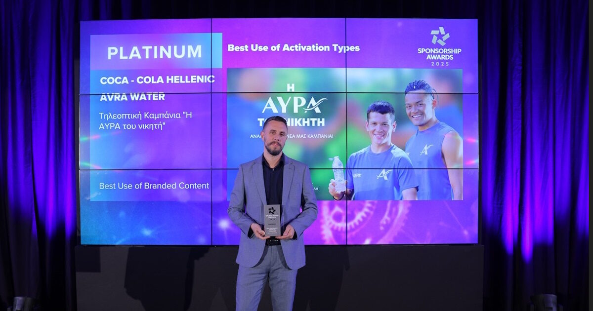 Natural Mineral Water AVRA: Distinctive with 14 Awards at Sports Marketing Awards & Sponsorship Awards