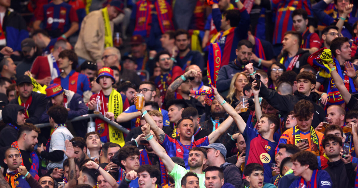 Barcelona – Real Madrid: Episodes in Seville with fans of “Blaugrana” and Police