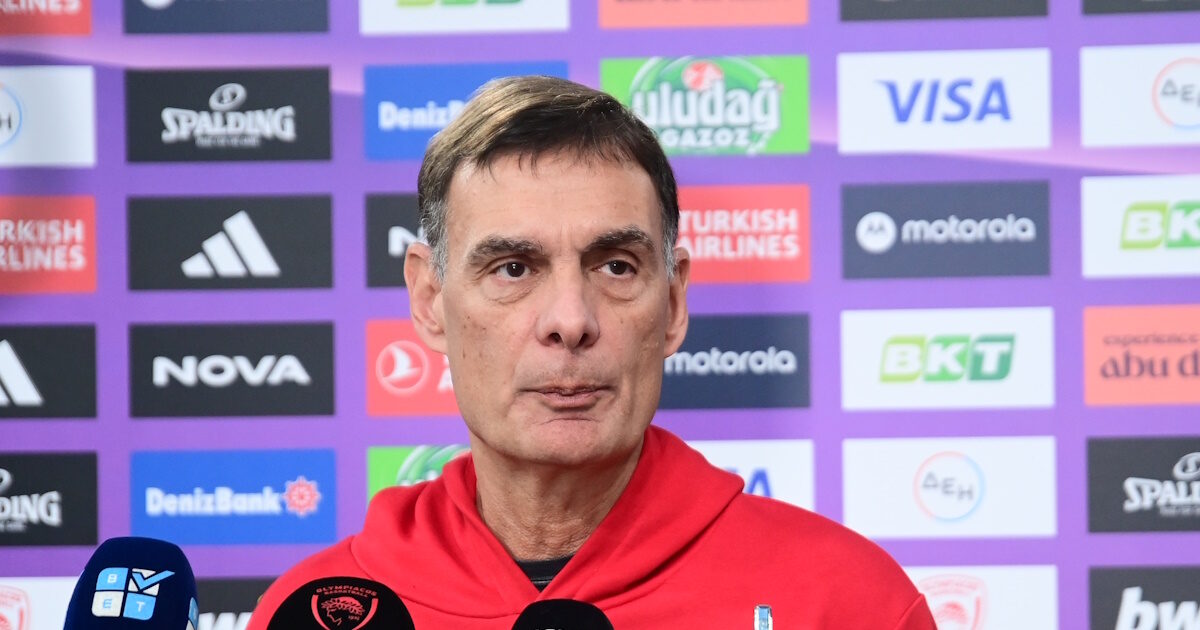 Bardzokas for the “curse” of the first place in Euroleague: “I was worried about me, now no”