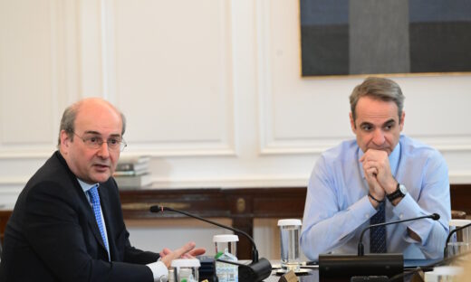 O Κωστής Χατζηδάκης και ο Κυριάκος Μητσοτάκης