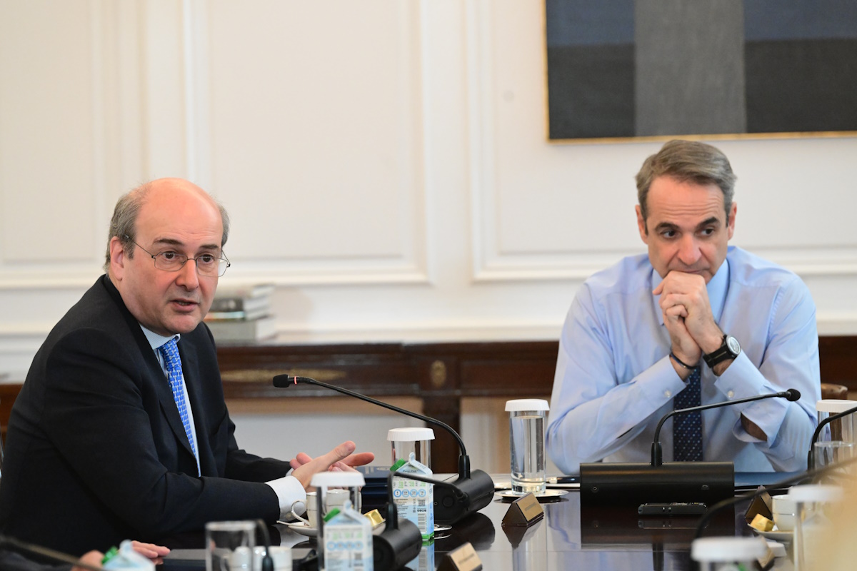 O Κωστής Χατζηδάκης και ο Κυριάκος Μητσοτάκης