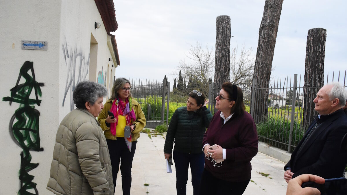 Η Υπουργός Πολιτισμού, Λίνα Μενδώνη και η Έφορος Αρχαιοτήτων Αργολίδας, Άλκηστις Παπαδημητρίου, στην Αρχαία Αγορά Άργους