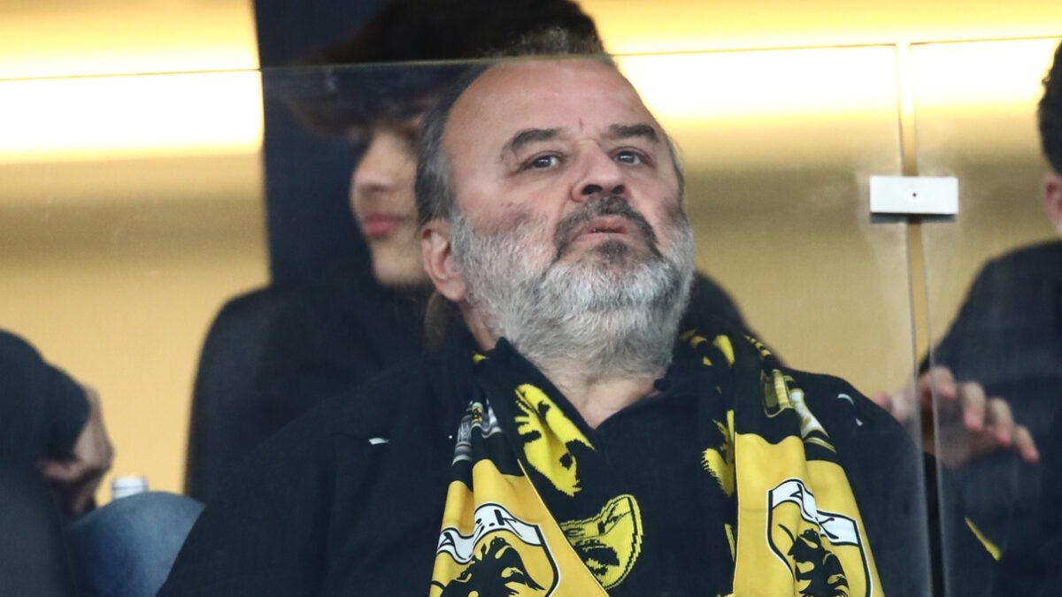 Ο ιδιοκτήτης της ΠΑΕ ΑΕΚ, Μάριος Ηλιόπουλος (ΦΩΤΟ ΜΑΡΚΟΣ ΧΟΥΖΟΥΡΗΣ