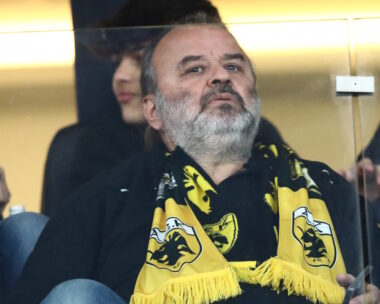 Ο ιδιοκτήτης της ΠΑΕ ΑΕΚ, Μάριος Ηλιόπουλος (ΦΩΤΟ ΜΑΡΚΟΣ ΧΟΥΖΟΥΡΗΣ