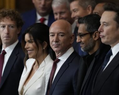 Mark Zuckerberg - Jeff Bezos - Sundar Pichai -Elon Musk