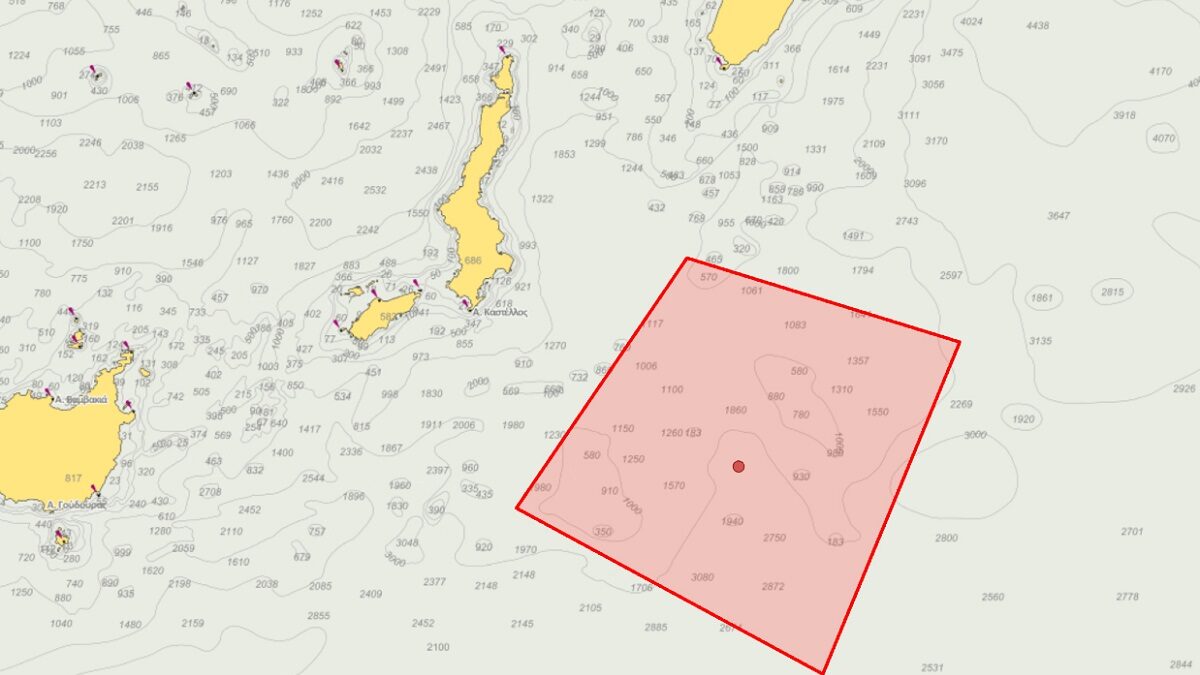 Η Τουρκία με αντι-NAVTEX αμφισβητεί την ελληνική δικαιοδοσία νοτιοανατολικά της Καρπάθου