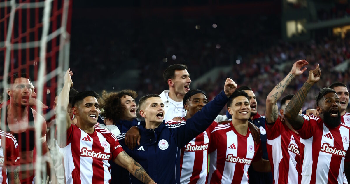 The Olympic Champion of Greece – The Super League score, with Panathinaikos only in second place