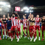 Ο Ολυμπιακός πανηγύρισε την κατάκτηση του τίτλου στη Super League, με το 1-0 επί της ΑΕΚ
