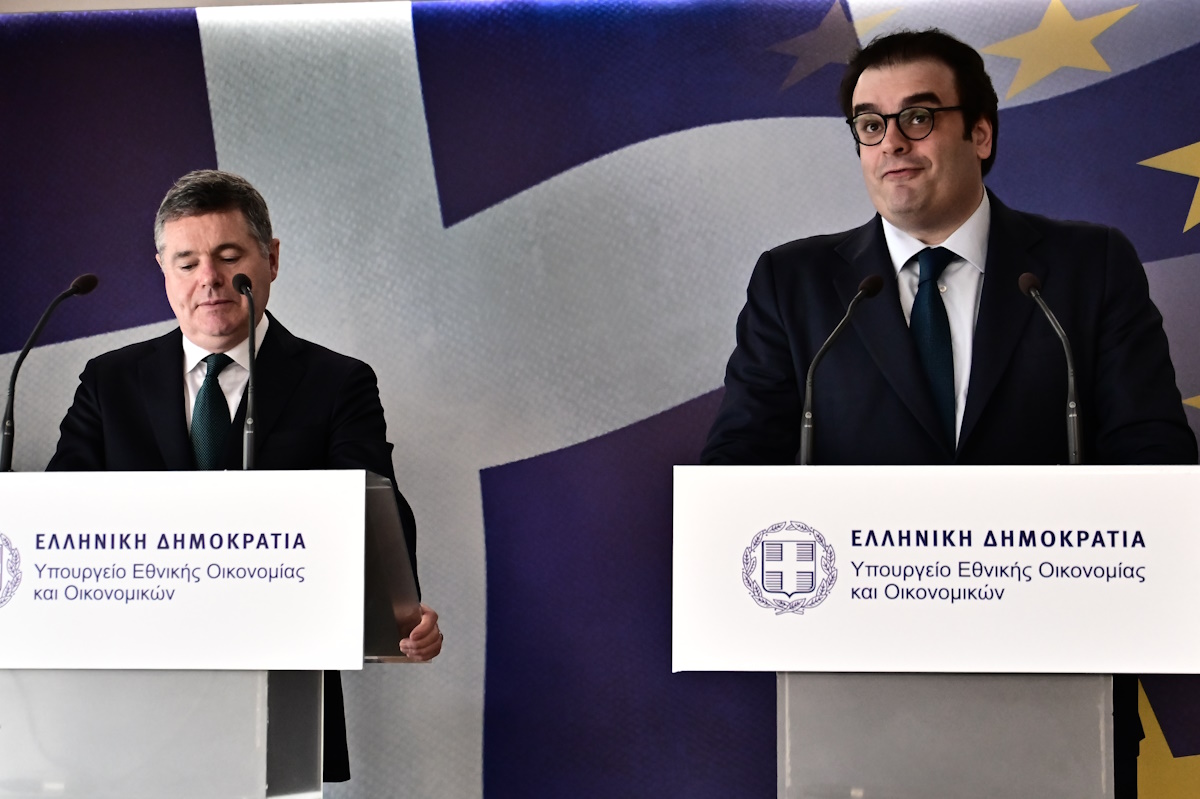 Ο Κυριάκος Πιερρακάκης και ο Πασκάλ Ντόναχιου