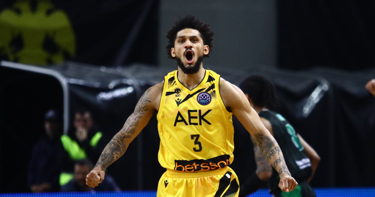 AEK-Nader 76-69: “Press” the French in the final and made it 1-0 in the quarter-finals of the Basketball Champions League