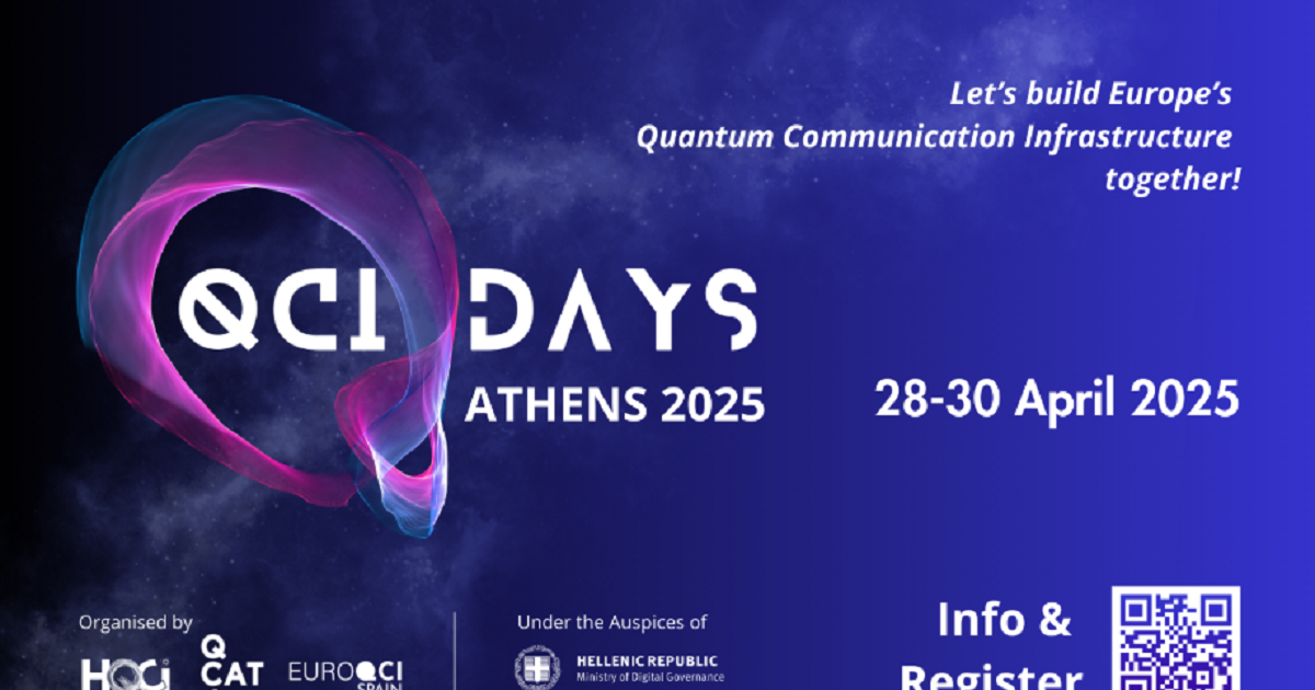 QCI Days Conference Athens 2025 – Dimitris Papastergiou: Quantum communications are already here