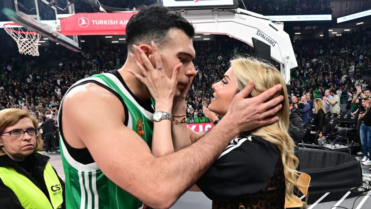 O Κώστας Σλούκας και η Μαρία Δαρσινού