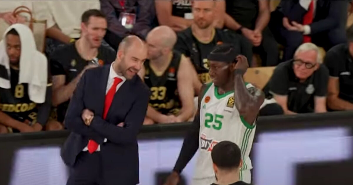 Central Nan: The flawless appearance of Panathinaikos leader and the epic attack on Vasilis Spanoulis in a terrible video