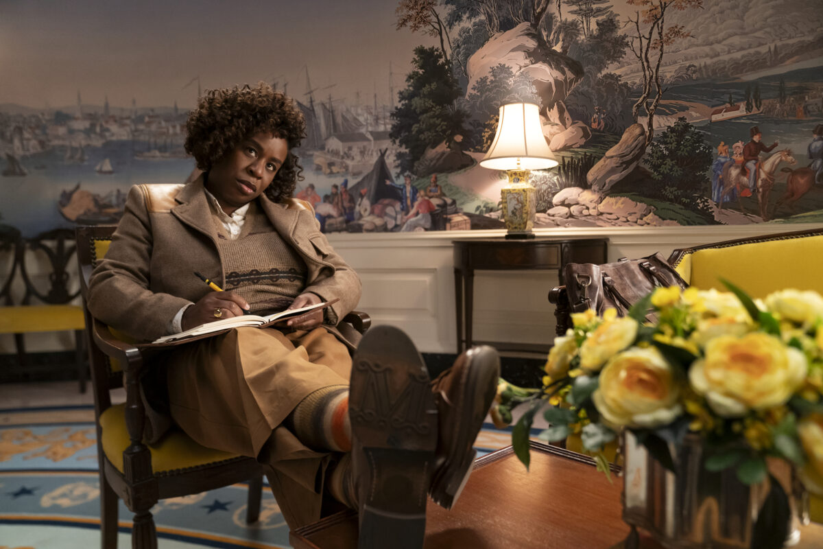 The Residence. Uzo Aduba as Cordelia Cupp in episode 104 of The Residence. Cr. Jessica Brooks/Netflix © 2024