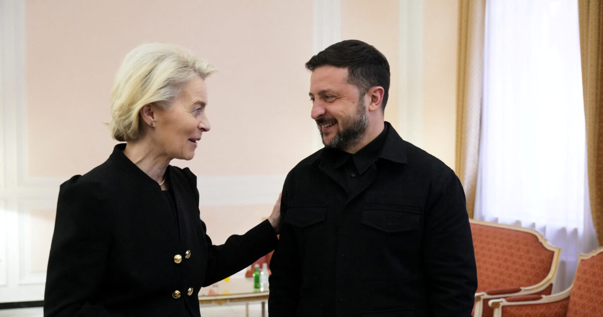 Ursula von der Laienne in Zelenski: “Europe supports Ukraine in negotiations for a fair peace”