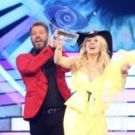 Ο Χάρης Βαρθακούρης με την νικήτρια του Big Brother, Άννα Μαρία Ψυχαράκη