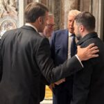 Ζελένσκι με Μακρόν, Τραμπ και Στάρμερ στο Βατικανό