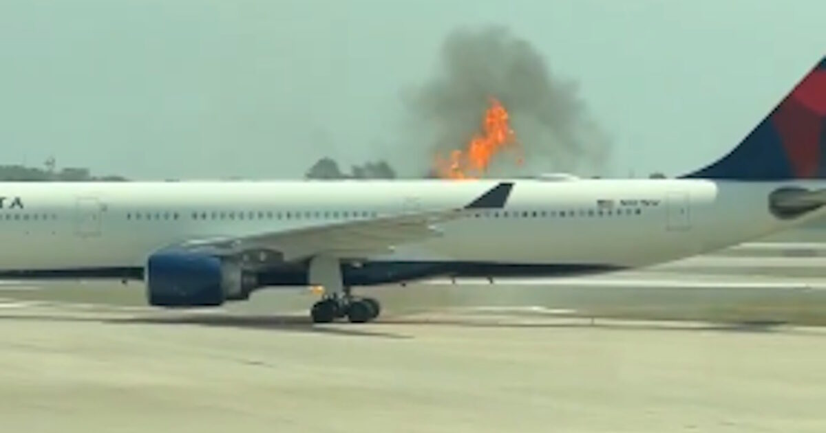 USA: fire on Delta Airlines airplane engine in Orlando – 282 passengers evacuated the aircraft