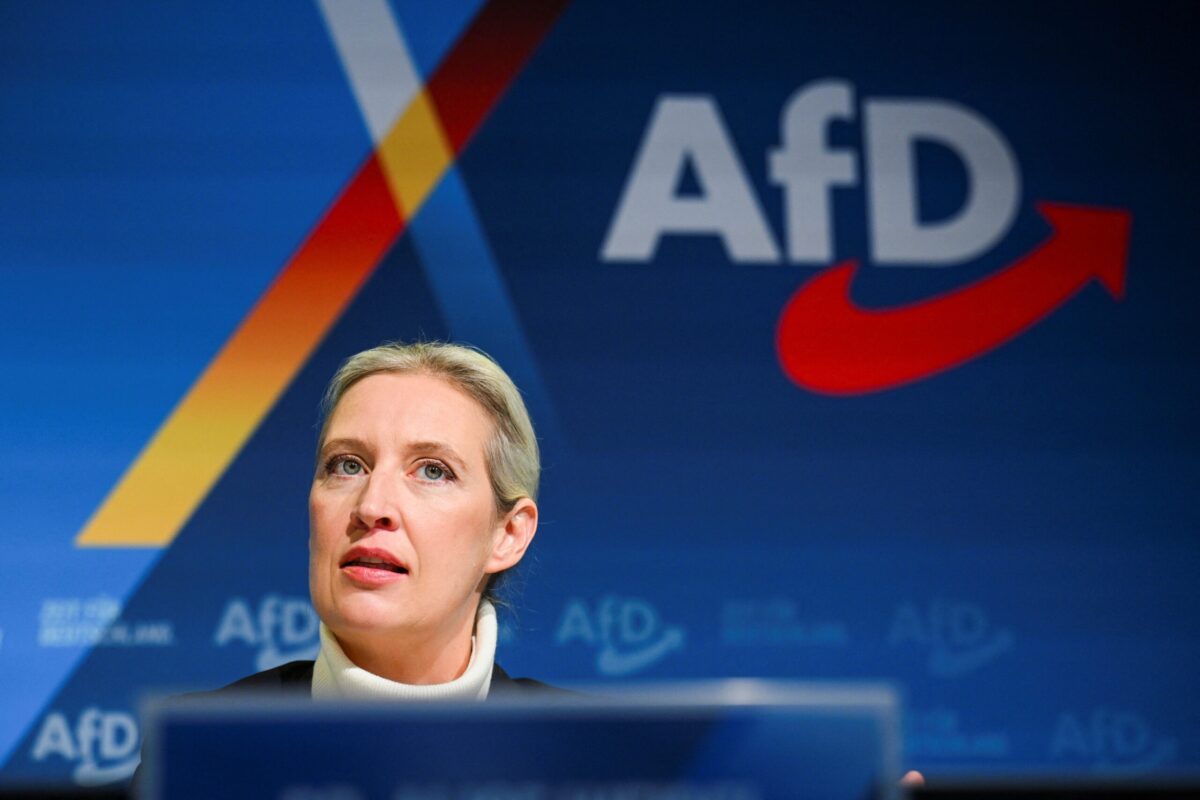 Η επικεφαλής του AfD, Alice Weidel