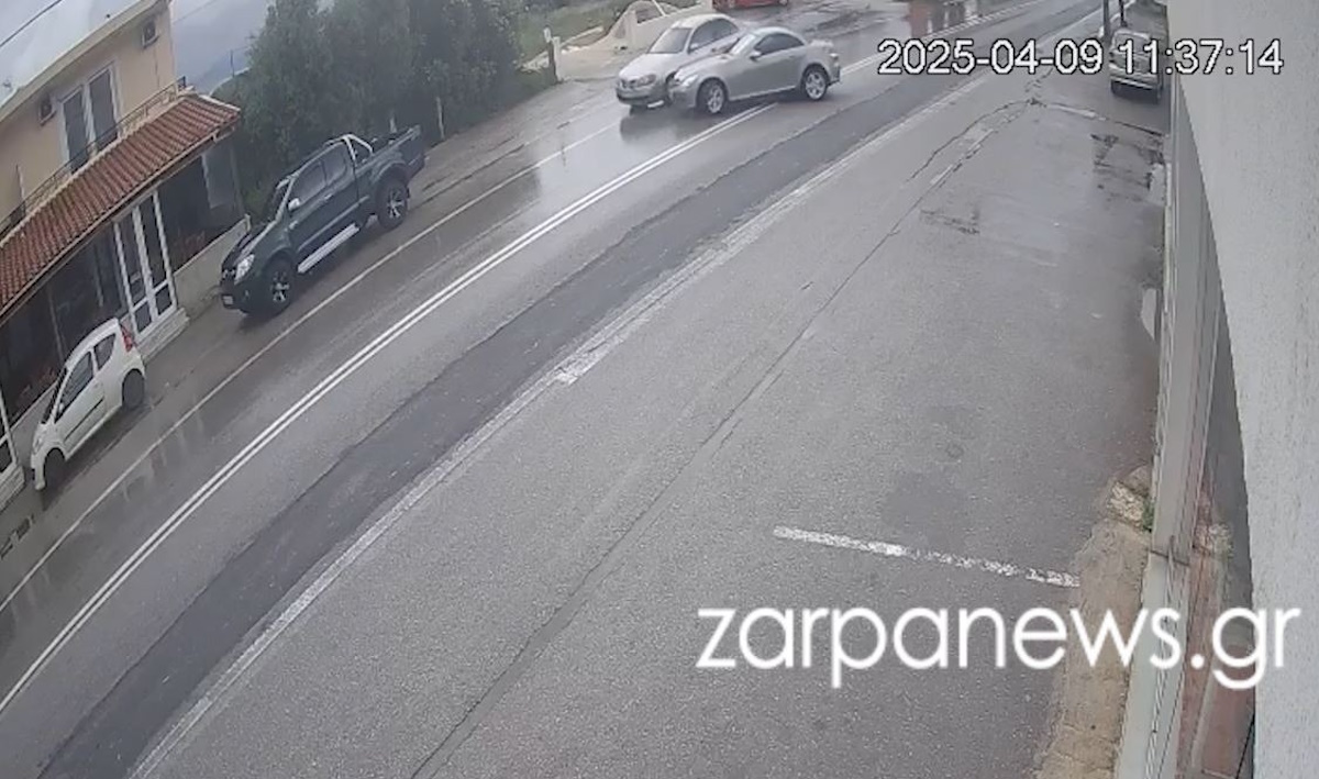 Οδηγός στα Χανιά προκάλεσε τροχαίο κάνοντας αναστροφή