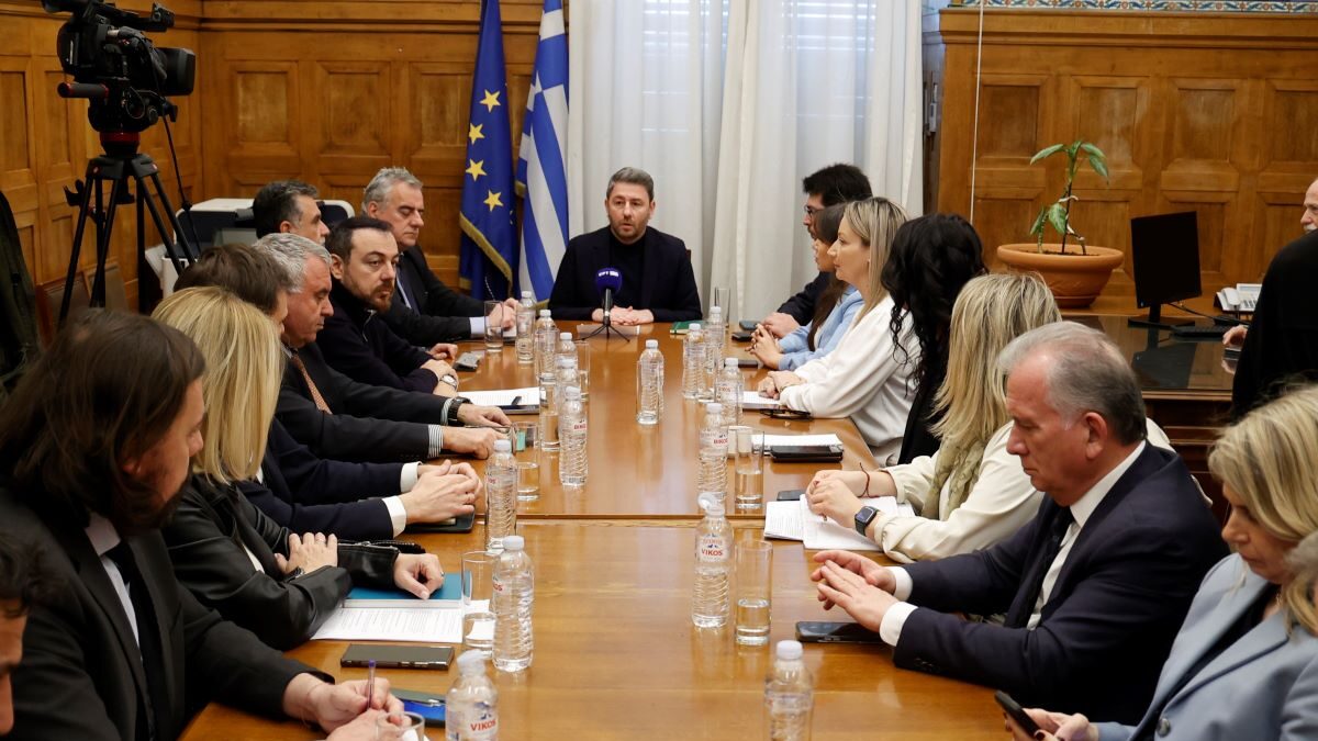 Ο Νίκος Ανδρουλάκης στην ΚΟ του ΠΑΣΟΚ