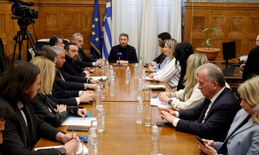 Ο Νίκος Ανδρουλάκης στην ΚΟ του ΠΑΣΟΚ