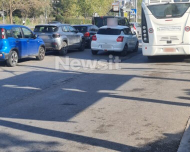 Το σημείο της παράσυρσης στης Αργυρούπολη