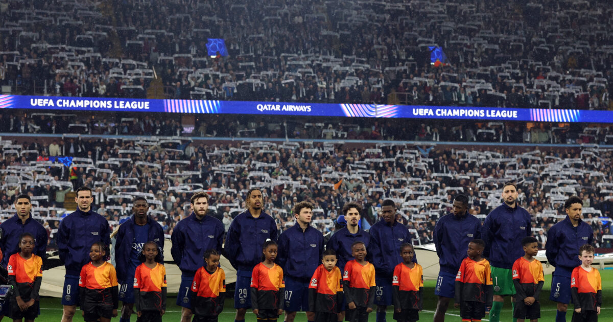 Gafa in Aston Villa – Paris Saint -Germain: They played the EUROPA anthem instead of the Champions League