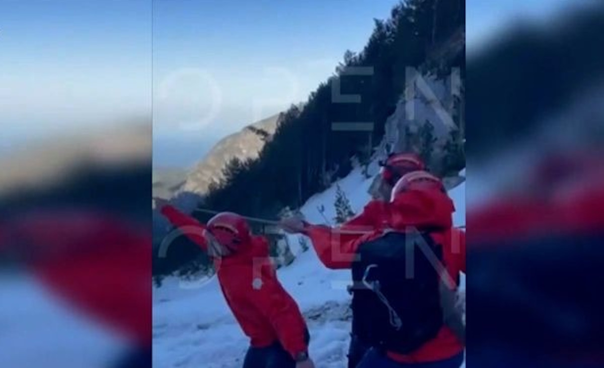Διασώστες στον Όλυμπο