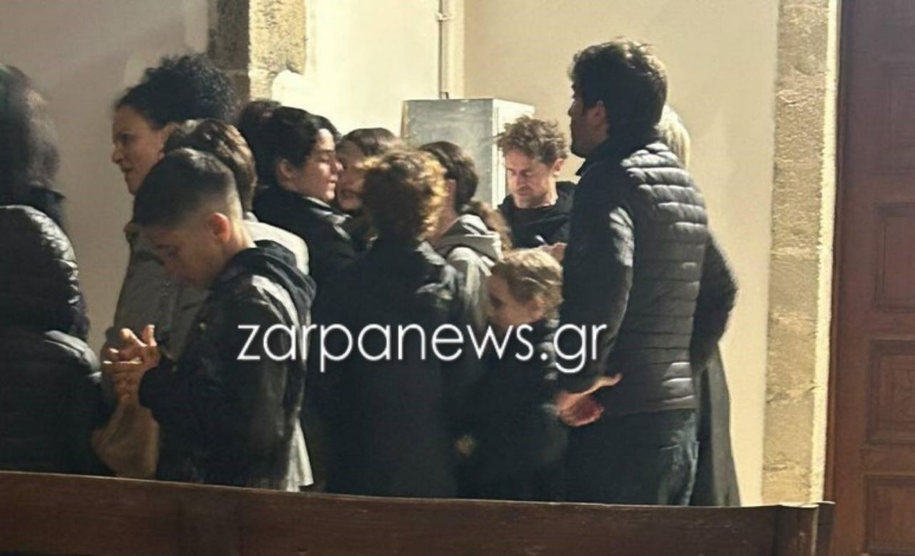 Ο Δημήτρης Λάλος με τη Μαριλίτα Λαμπροπούλου στην Κρήτη