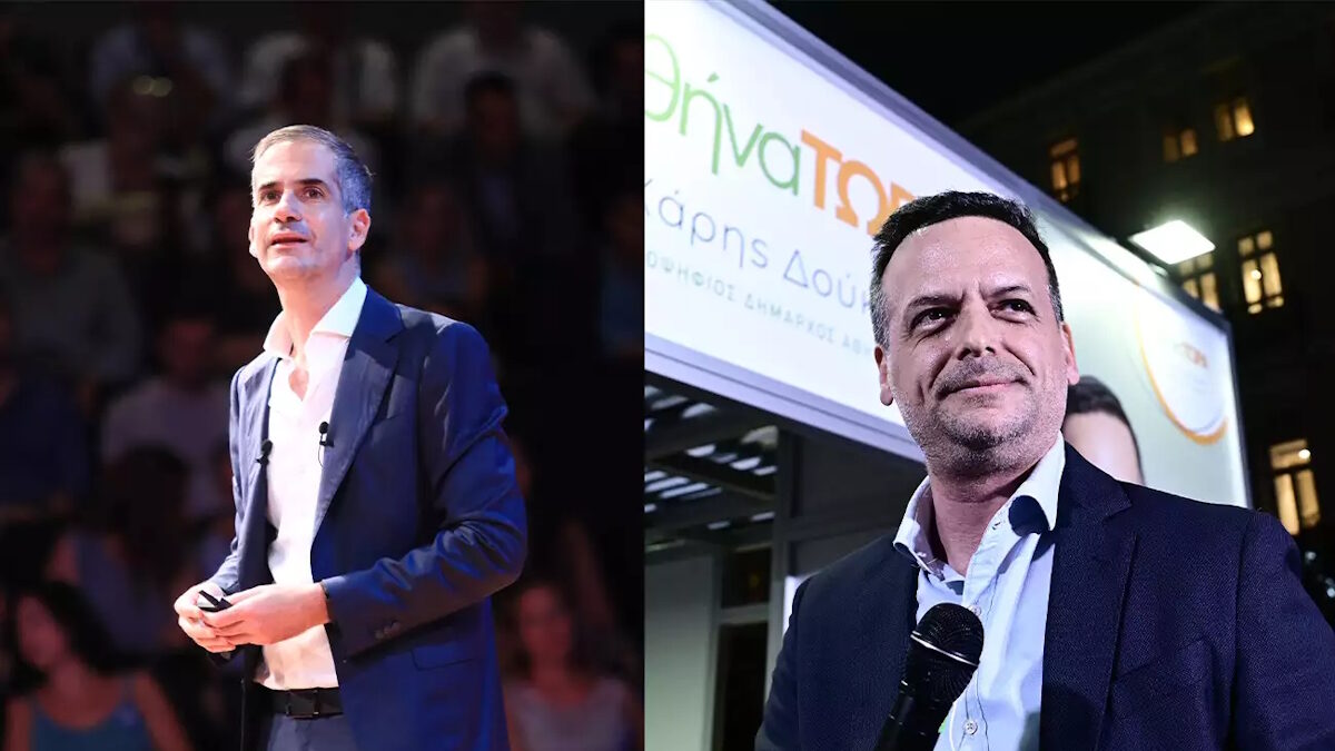 Ο Κώστας Μπακογιάννης και ο Χάρης Δούκας