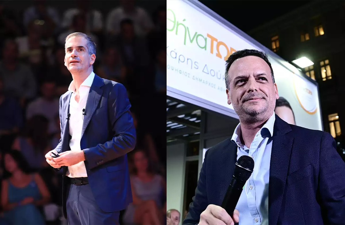 Ο Κώστας Μπακογιάννης και ο Χάρης Δούκας