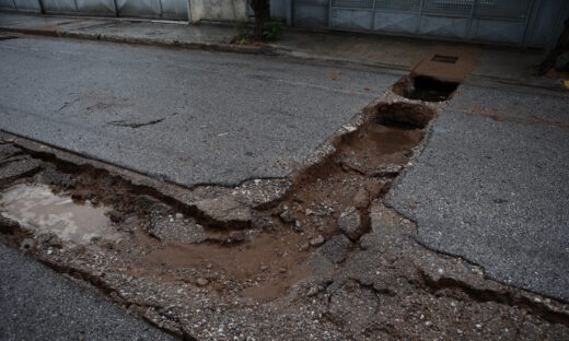 Καθίζηση στο οδόστρωμα