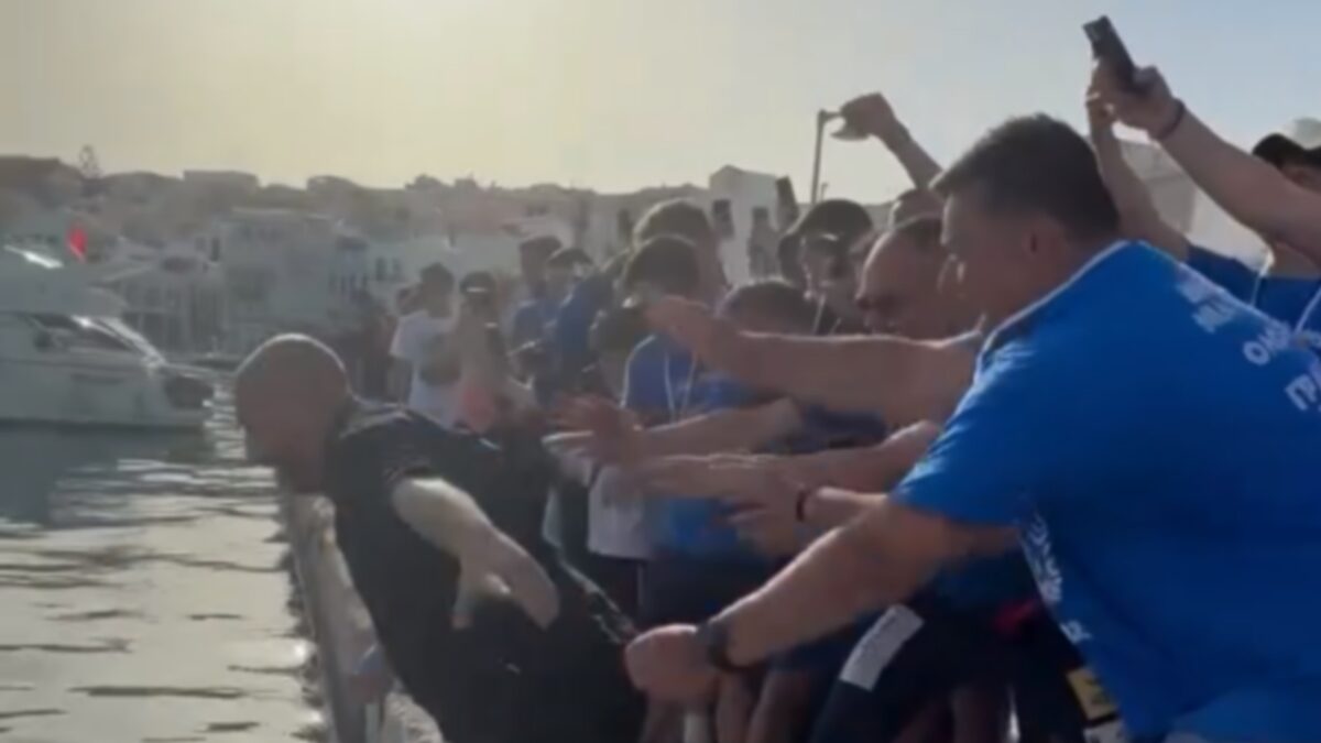 Οι πανηγυρισμοί στη Σύρο