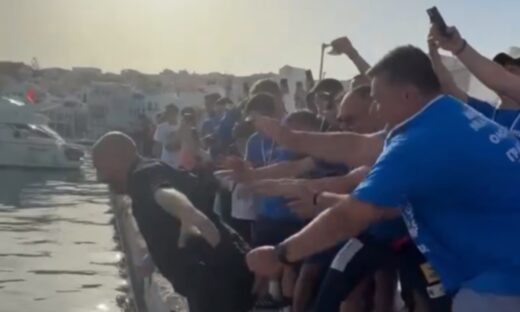Οι πανηγυρισμοί στη Σύρο