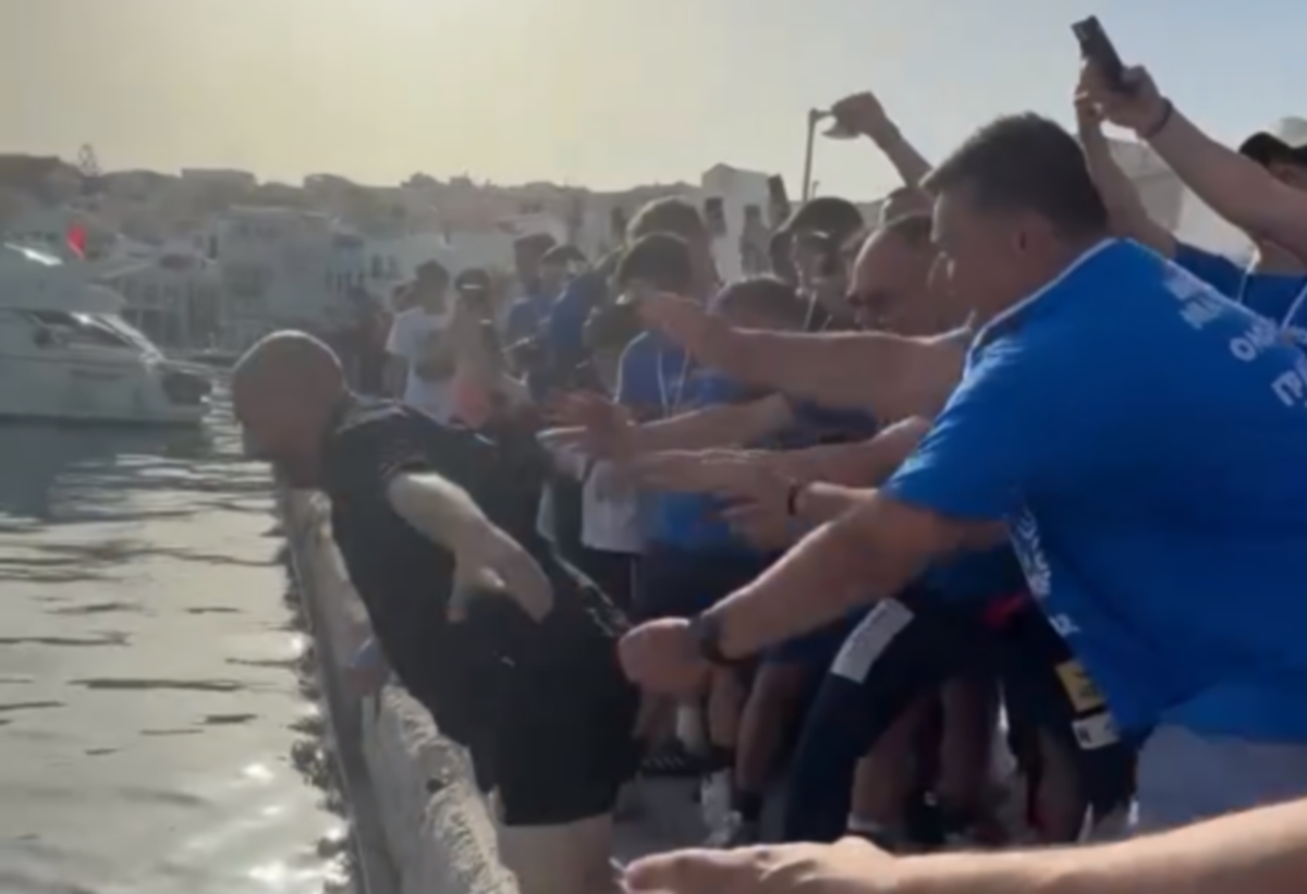 Οι πανηγυρισμοί στη Σύρο