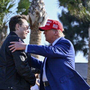 Ο Έλον Μασκ και ο Ντόναλντ Τραμπ