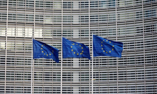 European Union flags