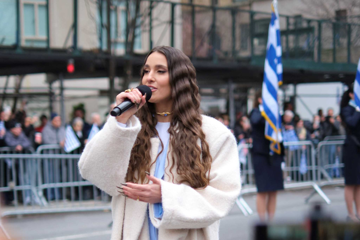 Η Evangelia στη Νέα Υόρκη