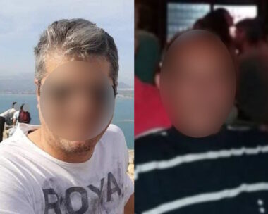 Αριστερά το θύμα και δεξιά ο δράστης και αυτόχειρας στην Εύβοια