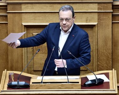 Ο πρόεδρος του ΣΥΡΙΖΑ Σωκράτης Φάμελλος στη Βουλή