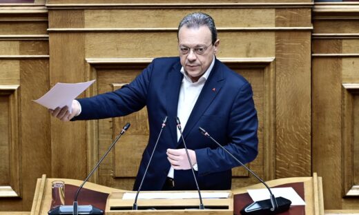 Ο πρόεδρος του ΣΥΡΙΖΑ Σωκράτης Φάμελλος στη Βουλή