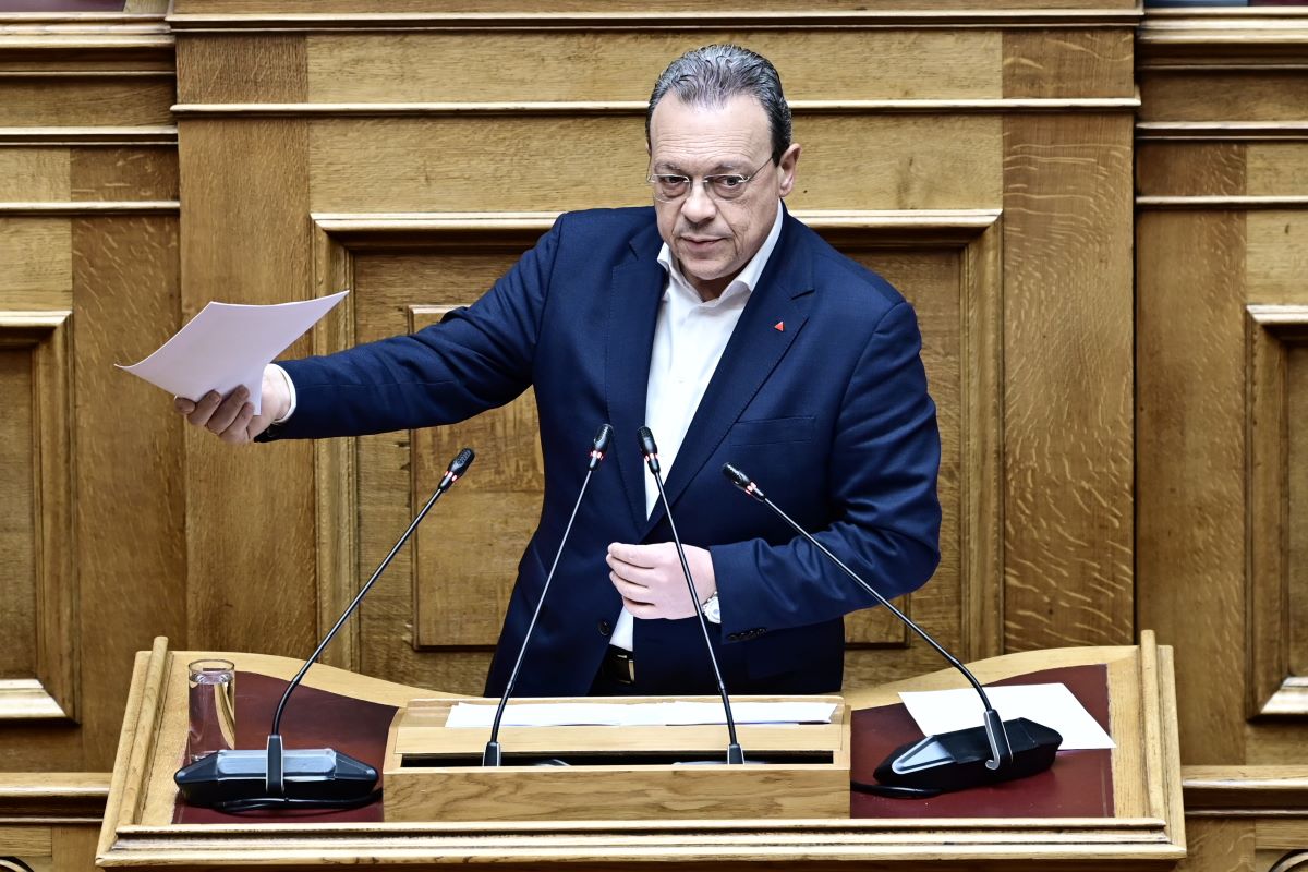 Ο πρόεδρος του ΣΥΡΙΖΑ Σωκράτης Φάμελλος στη Βουλή