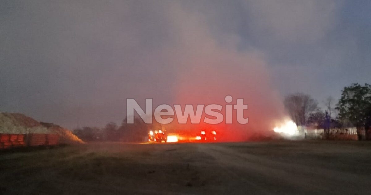 Under control or fire on the botanical – had a message sent from 112 to residents