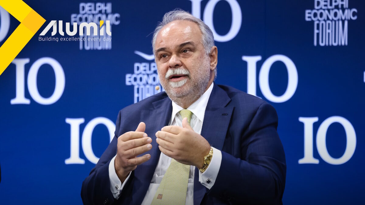 Ο πρόεδρος και διευθύνων σύμβουλος της ALUMIL, Γιώργος Μυλωνάς