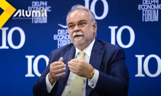 Ο πρόεδρος και διευθύνων σύμβουλος της ALUMIL, Γιώργος Μυλωνάς