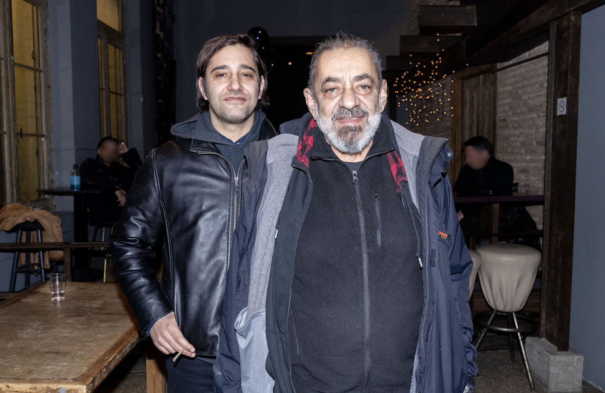 Ο Γιώργος Καφετζόπουλος με τον πατέρα του Αντώνη Καφετζόπουλο