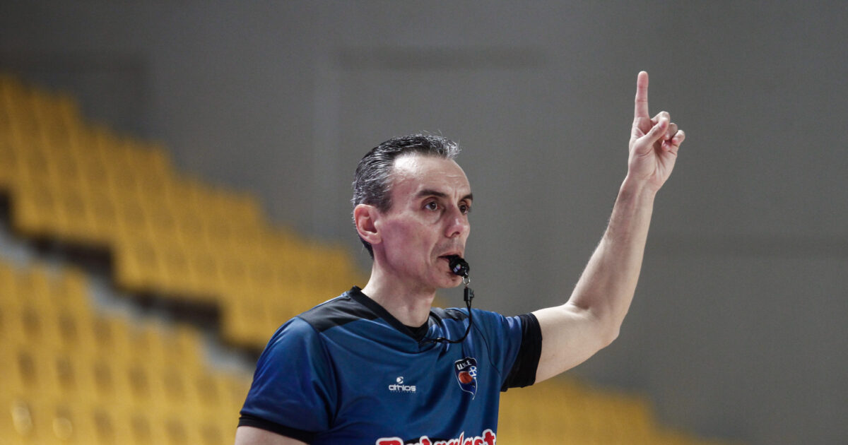 Giorgos Poursanidis will be among the referees at the Eurobasket Women’s 2025